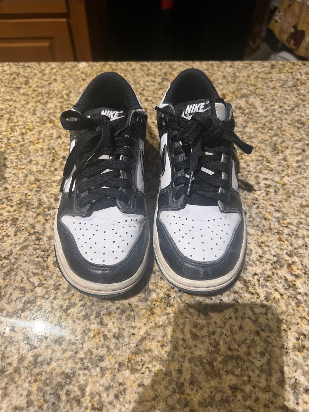 Nike Black and White Low-Top Sneakers